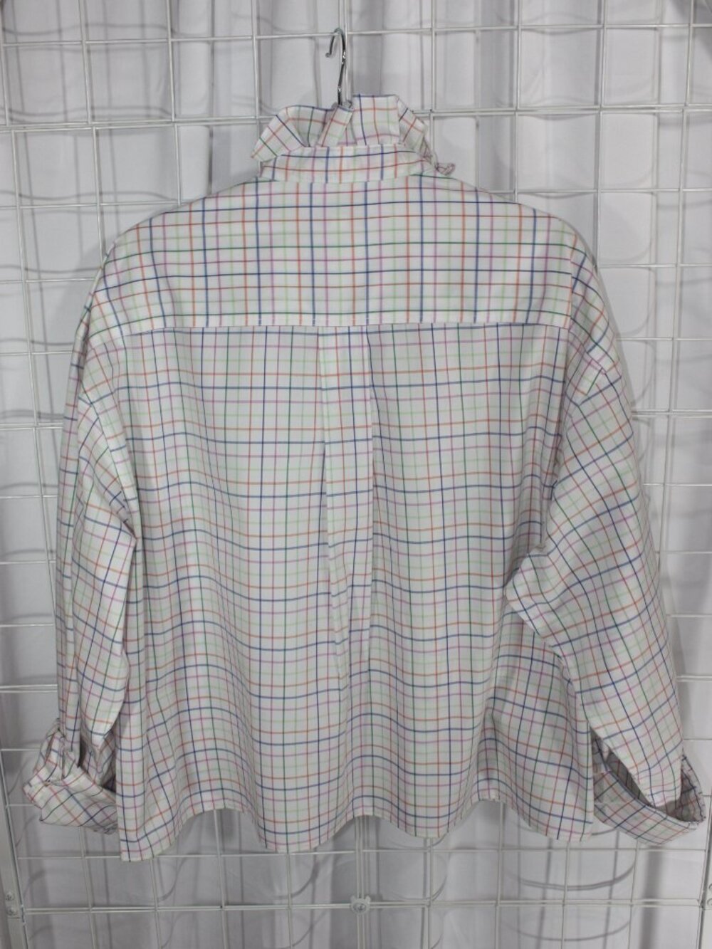 Enro Ruffle Collar Shirt - Picture 6 of 8